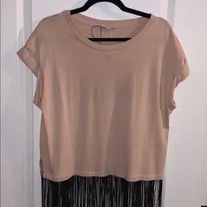 T-shirt with fringe!